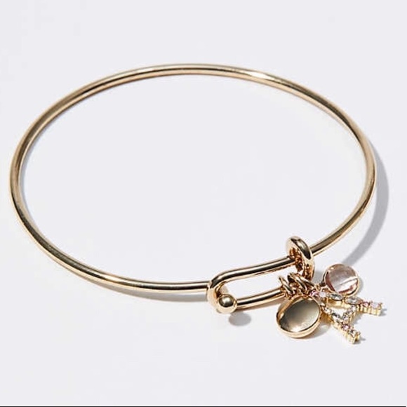 LOFT Jewelry - LOFT A Initial Bangle Bracelet NWT